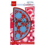 LR0517 Wykrojnik Craftable -Anja's flower demi circle