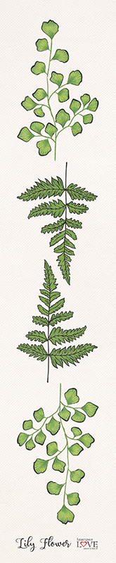 Pasek - Lily Flower - Extra - 03 - Laserowe LOVE