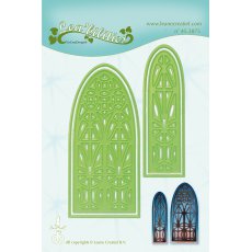 45.3875 Wykrojniki Leane Creatief -Church window-okno witrażowe