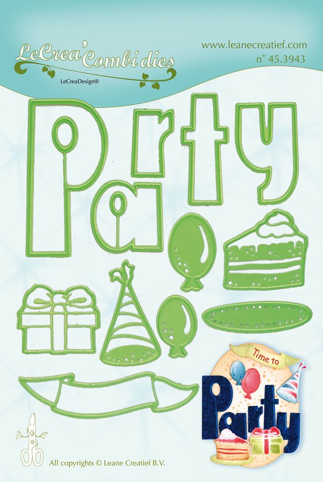 45.3943 Wykrojniki Leane Creatief -party