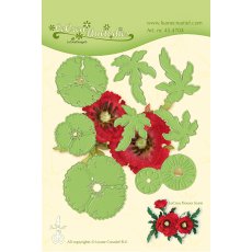 45.4704 Wykrojniki Leane Creatief -kwiat flower 013 poppy-maki