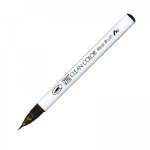 RB-6000AT-068 Pisak pędzelkowy Kuretake Zig-Clean Color Real Brush -DEEP BROWN