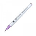 RB-6000AT-081 Pisak pędzelkowy Kuretake Zig-Clean Color Real Brush -LIGHT  VIOLET