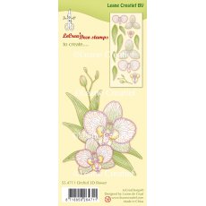 55.4711 Stemple akrylowe -orchidea 3D