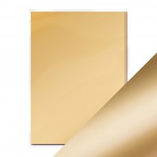 9472E Papier jednokolorowy satynowy lustrzany jednostronny A4 - Honey Gold