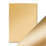 9472E Papier jednokolorowy satynowy lustrzany jednostronny A4 - Honey Gold