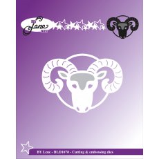 BLD1078  Wykrojnik znak zodiaku baran