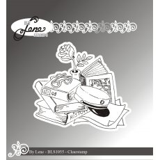 BLS1055 Stempel silikonowy - książki-szkoła