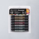 PROM12-007 Zestaw promarkerów - Winsor&Newton - Manga Set 2 - 12szt+blender