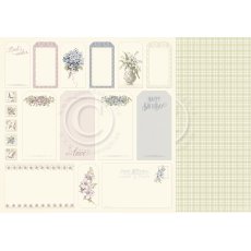PD10012 Papier dwustronny 30,5x30,5cm-Tags- Days Gone By