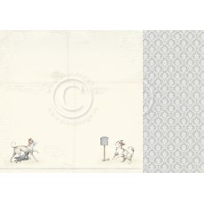 PD12002 Papier dwustronny 30,5x30,5cm- You've got mail ? Our Furry Friends