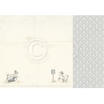 PD12002 Papier dwustronny 30,5x30,5cm- You've got mail ? Our Furry Friends