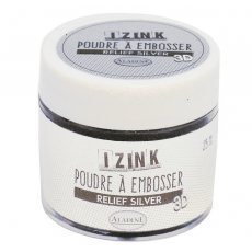 10192 Puder do embossingu Izink 3D - Relief Silver