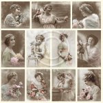 PD3104 Zdjęcia Bouquet  - From Grandma's Attic