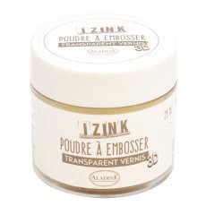 10101 Puder do embossingu Izink 3D  - Transparent Vernis-przeźroczysty