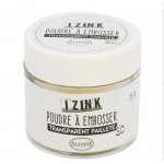 10102 Puder do embossingu Izink 3D  - Transparent Paillete-brokat.transparentny