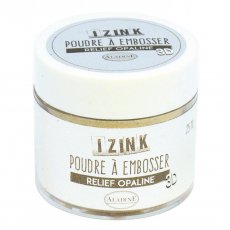 10132 Puder do embossingu Izink 3D  - Relief Opaline nacre