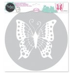 81003 Szablon/maska okrągły Motyl D: 28 cm Aladine