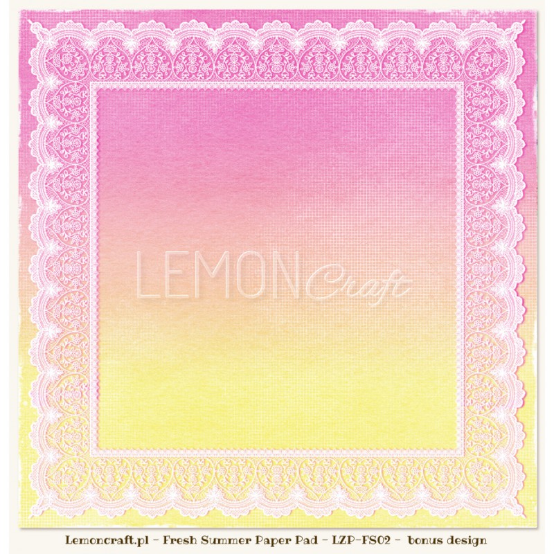 LZP-FS02 Mały bloczek papierów do scrapbookingu - Fresh Summer