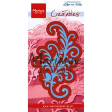 LR0526 Wykrojnik - kwiatowy ornament