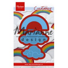 LR0531 Wykrojnik - tęcza i chmurki