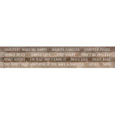 Terra Incognita-Pasek papieru z napisami ENG 5,5x30cm UHK Gallery 