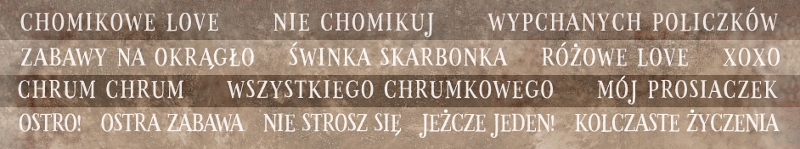 Terra Incognita-Pasek papieru z napisami PL 5,5x30cm UHK Gallery