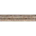 Terra Incognita-Pasek papieru z napisami PL 5,5x30cm UHK Gallery