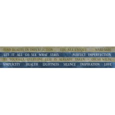WABI-SABI-Pasek papieru z napisami ENG 5,5x30cm UHK Gallery 