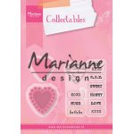 COL1307 Wykrojniki typu Collectable Candy Hearts + stemple