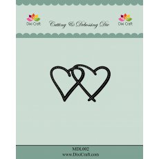 MDL002 Wykrojnik Dixi Craft - złączone serca