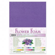 25.4254 Pianka do wykonywania kwiatków -dark violet-ciemny fiolet-arkusz A4