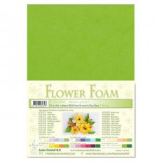 25.4308 Pianka do wykonywania kwiatków -yellow green-cytrynowa zieleń-arkusz A4