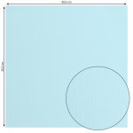 2928-045 Papier FLORENCE jednokolorowy dwustronny z fakturą  30,5x30,5 cm Ocean