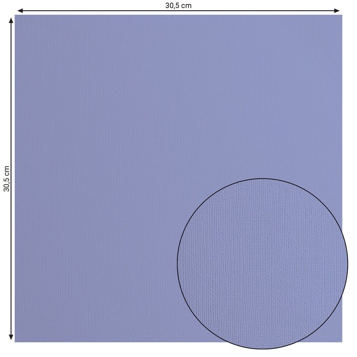  2928-052 Papier jednokolorowy dwustronny FLORENCE 30,5x30,5 cm -STEEL