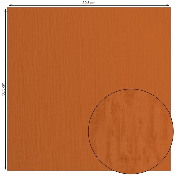  2928-091 Papier jednokolorowy dwustronny FLORENCE 30,5x30,5 cm -FOX