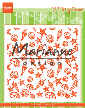 DF3448 Folder do embossingu Marianne Design - muszelki