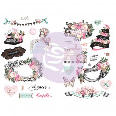 597719 Havana - Chipboard Stickers- elementy tekturowe Prima 2 ark.