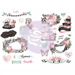 597719 Havana - Chipboard Stickers- elementy tekturowe Prima 2 ark.