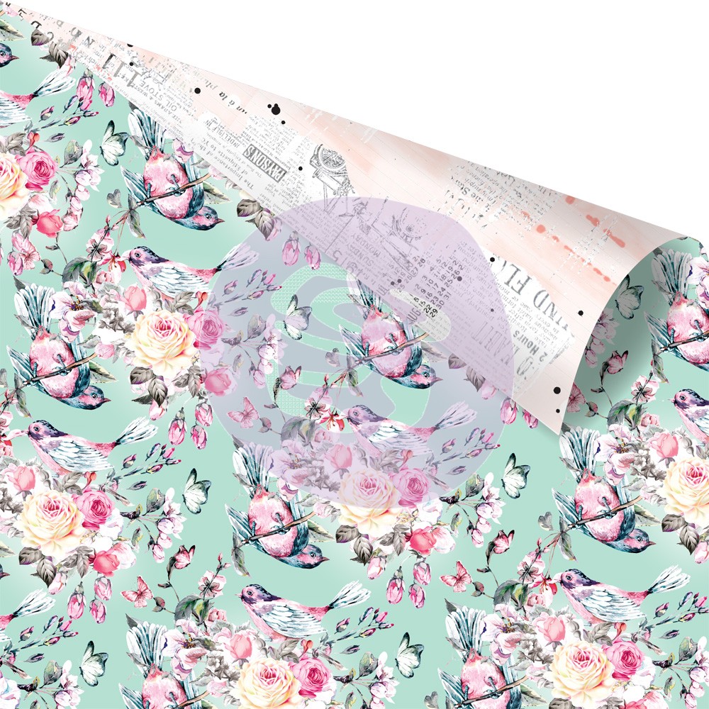 848330 Papier dwustronny metaliczny Prima 30,5x30,5cm-HAVANA-Chirping News