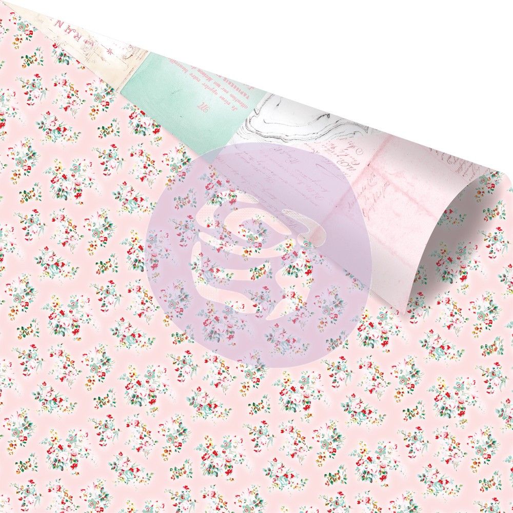 848361 Papier dwustronny metaliczny Prima 30,5x30,5cm-HAVANA-P.S I Love You