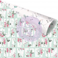 848378 Papier dwustronny metaliczny Prima 30,5x30,5cm-HAVANA-Beautiful Messages