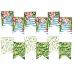 p13-287 Banerek / die cut garland Let's flamingle 6szt.