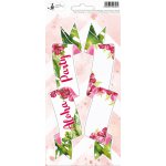 p13-310 Arkusz party naklejek Let's flamingle 03, 10,5 x 23cm