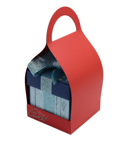 ID-1017 Trzymak nosidełko na exploding box - czerwony perłowy