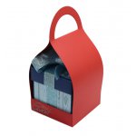 ID-1017 Trzymak nosidełko na exploding box - czerwony perłowy