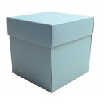 ID-27  Exploding Box niebieski z fakturą- GoatBox 10x10x10cm