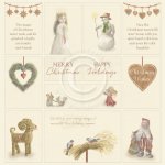 PD1631 Papier jednostronny 30,5x30,5cm- Christmas Wishes-obrazki