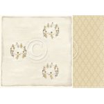 PD9404 Papier dwustronny 30,5x30,5cm-Long ago in Bethlehem-Angels singing