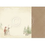 PD9806 Papier dwustronny 30,5x30,5cm-Christmas Wishes-Santa's friends